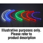 LED STRIP,FLEXI,BLUE,96 LED 12V@640mA,427nm,96cm,750*96mcd