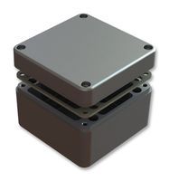 DELTRON ENCLOSURES         486-121208-68            Enclosure, Heavy Duty, Diecast, IP68, PCB Box, 80 mm, 125 mm, 125 mm, Aluminium, Unfinished
