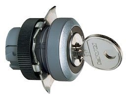 KEYLOCK SWITCH RND MOM 1X40