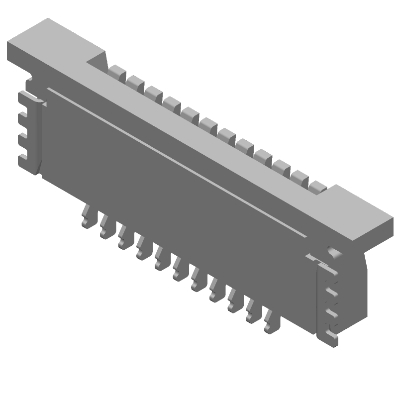 FPC Connector, 11 Pos, 1mm, RA SMD, 1A, 200V