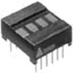 4 Char 5x7 Dot Matrix Display, Red, 20mA, 5V, DIP