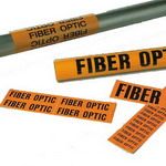 Cable Markers Pre-Marked Adhesive Vinyl Orange