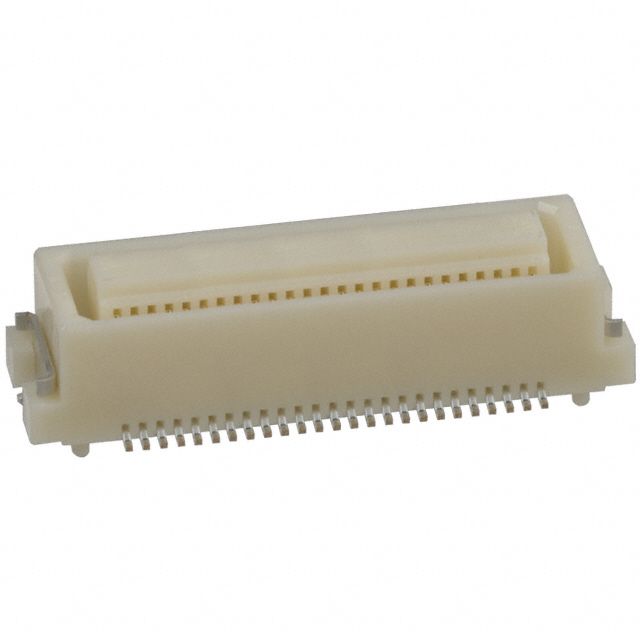 50 Pos 0.5mm Board-to-Board Receptacle, 2 Rows, Gold, 50V