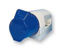 Conn Outlets F 2Power/1Ground POS Screw ST Panel Mount 3 Terminal 1 Port