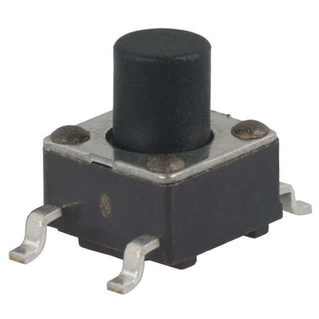 SPST Momentary Keypad Switch, 50mA, 12VDC, 160gf, SMT