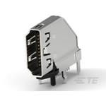 Conn HDMI Type A RCP 19 POS 1.15mm Solder RA Thru-Hole 19 Terminal 1 Port Tray