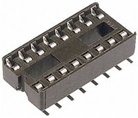 28 way dual in line surface mount socket