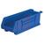 Storage Bin;  Polypropylene;  Blue;  23-7/8 in. L X 8-1/4 in. W X 7 in. H