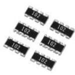 Res Thick Film Array 220 Ohm 5% ±250ppm/°C ISOL Molded 8-Pin 0804(4 X 0402) Convex SMD T/R