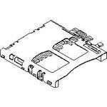 Conn SD Card HDR 9 POS 2.5mm Solder RA SMD 0.5A/Contact T/R