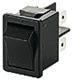 Switch Rocker ON OFF DPST Quick Connect Curved Rocker 6A 250VAC 74.57VA