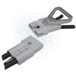 15A 600V Hermaphroditic Power Connector, 1 Pos, Crimp, Red