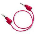 Red 20AWG Banana to Banana Test Lead, 300V, 10A, 60cm