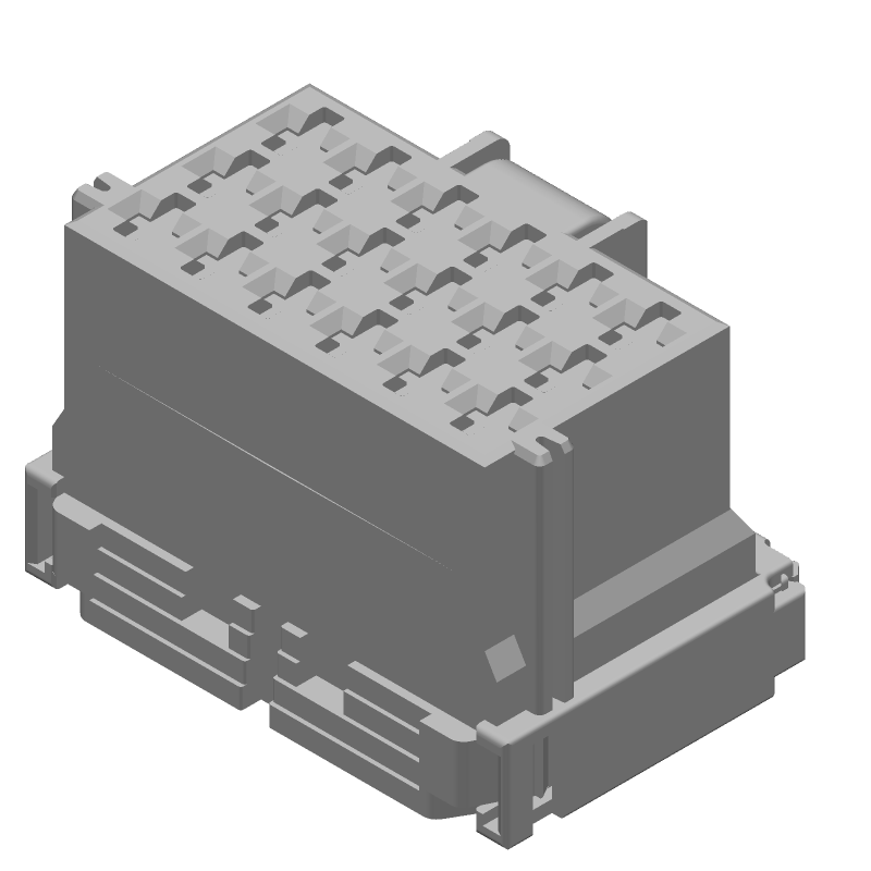 18 Pos 5mm Crimp Wire Housing, Female Socket, 24A, IP67