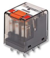TE CONNECTIVITY / SCHRACK PT570024 Power Relay, PT Series, 4PDT, 24 VDC, 6 A, Socket, Non Latching