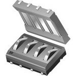 3 Pos Male Header, 4mm Pitch, Gold Plated Copper Alloy, 30V