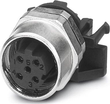 4 Pos Female Circular Connector, 4A, 250V, Solder, IP67