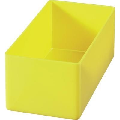 Alutec 622200 Yellow insert compartment for organiser boxes 108 x 54 x 45 mm
