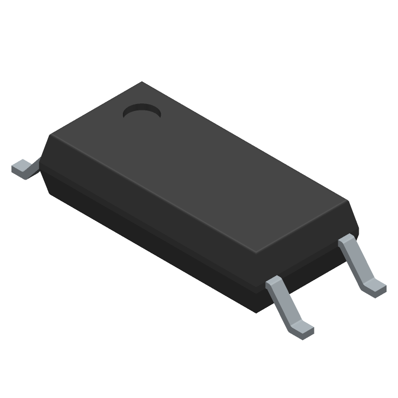 Transistor Output Optocoupler, 1-Element, 5000V Isolation, SOP-4