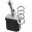 Switch Toggle ON None ON DPDT Locking Lever IWTS 20A 277VAC 250VDC 745.7VA Panel Mount with Threads