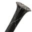 0.5" Dia. 100ft FR PET Cable Sleeve - Black/White