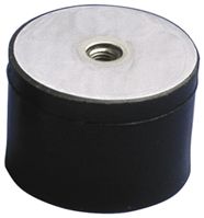 Paulstra 520521 Stud Mount M10 120daN 7mm Female to Female Natural Rubber