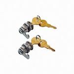 OPTIONAL KEYED LOCK SET INCLUDES TWO LOCKS WITH KEYS