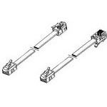 Cable Assembly Extension 7.62m 26AWG 4 POS Modular Plug to 4 POS Modular Plug PL-PL