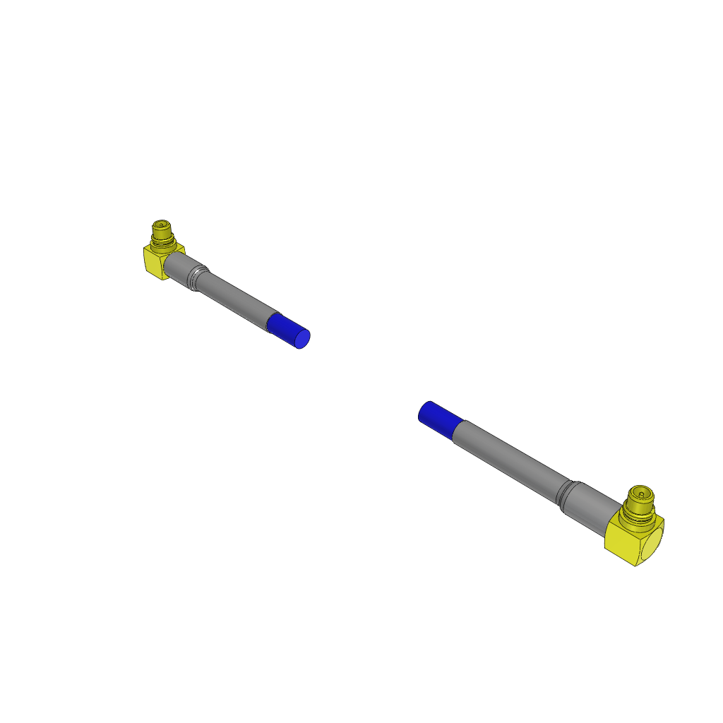 Cable Assembly RG316 0.458m 26AWG MMCX to MMCX PL-PL