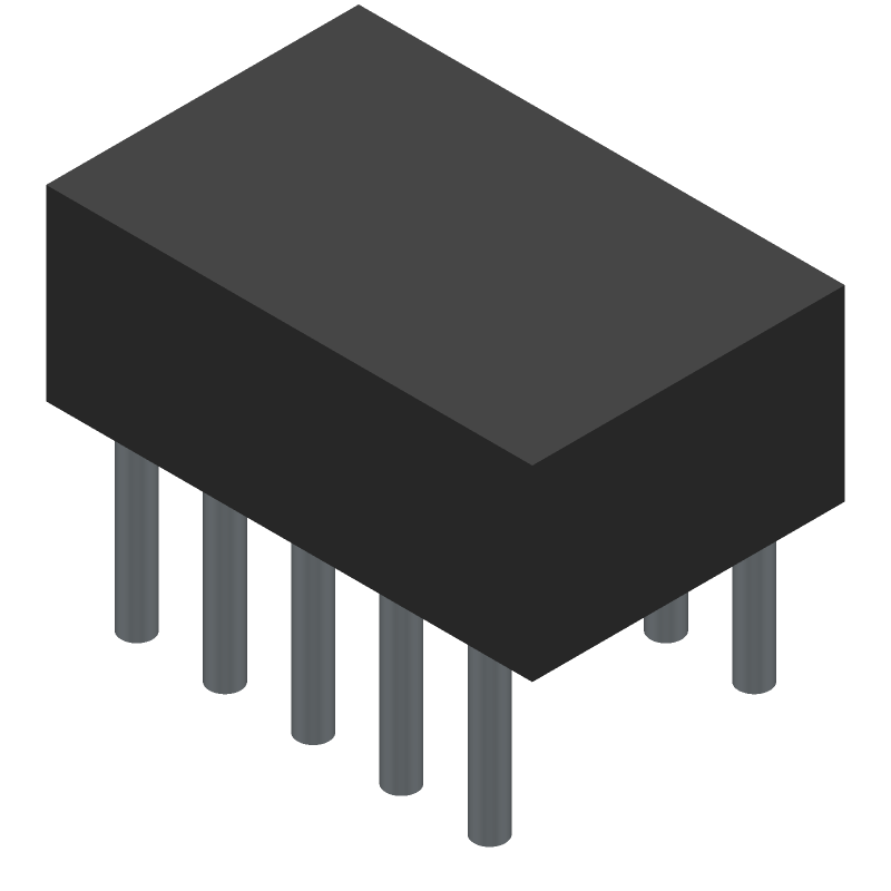 DPDT Latching Relay, 5VDC Coil, 1A Contact, Through Hole