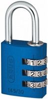 Abus 30mm Aluminium, Steel Combination Padlock, 5mm Shackle