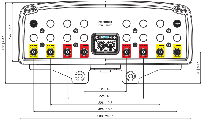 8-Port Dual-Polarized Antenna, 698–960 & 1710–2690 MHz, 65° Beamwidth