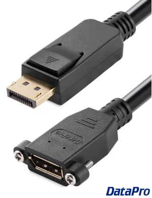 Cable Assembly Round 0.3m Display Port to Display Port 20 to 20 POS M-F 28AWG