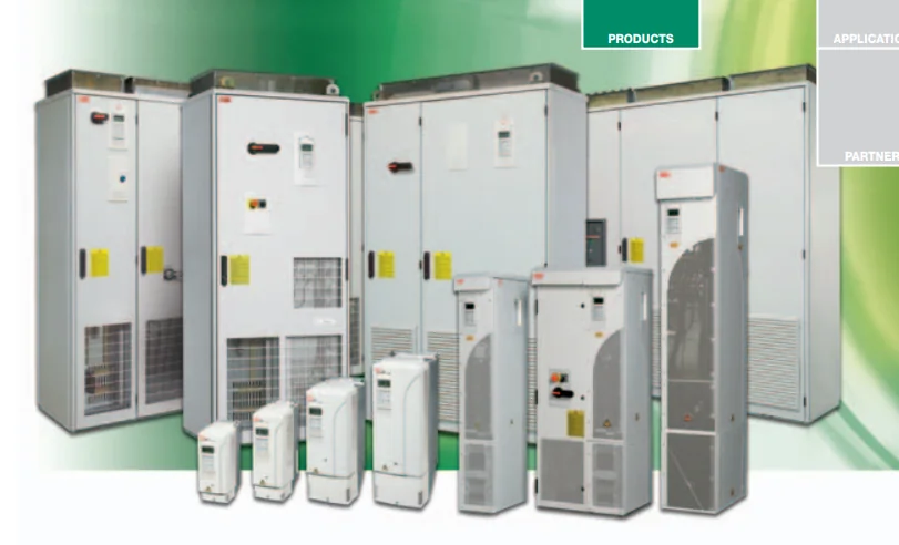 ACS800, single drives, 0.55 to 2800 kW