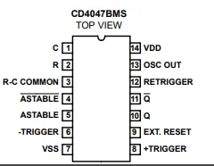 CMOS Low-Power Monostable/Astable Multivibrator