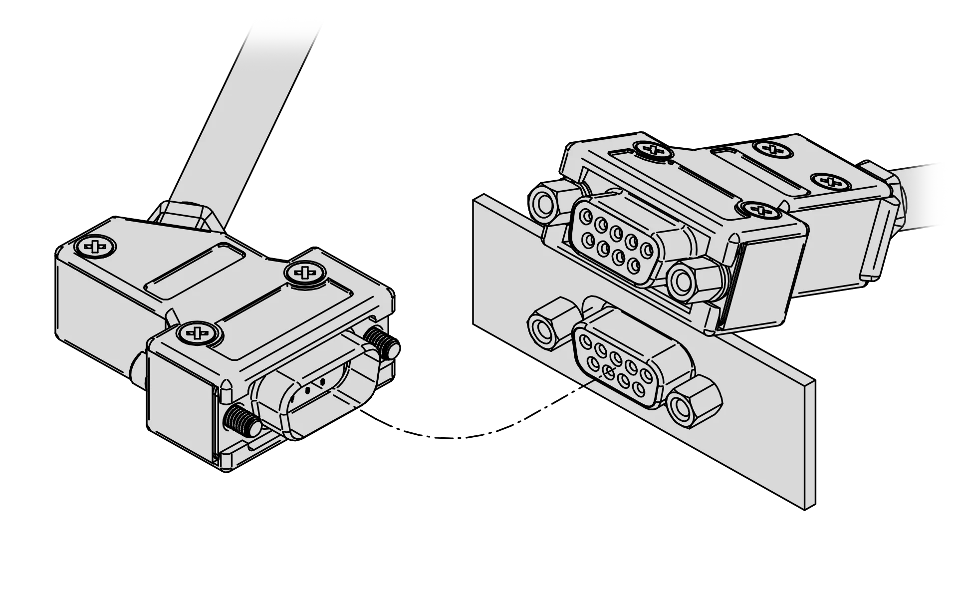 D-Sub full metal hoods