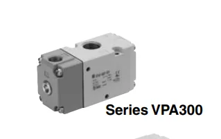 SMC VPA342V-1-01NB-F air piloted poppet valve, 3 PORT AIR-PILOTED VALVE