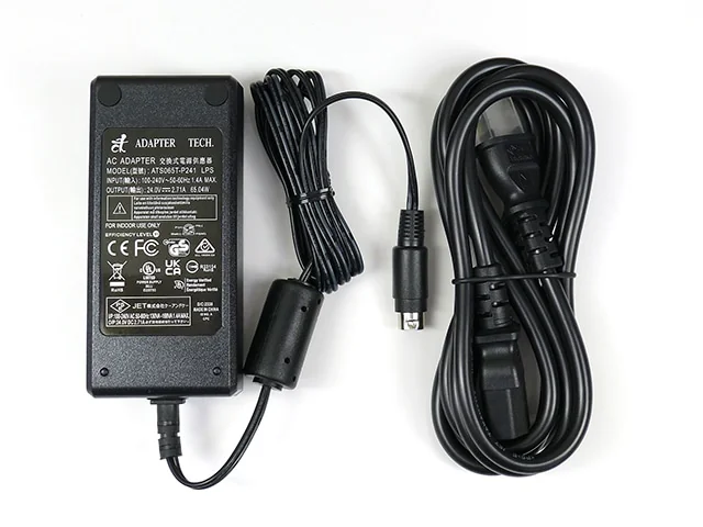 Plug-In Adapter Single-OUT 24V 2.71A 65W