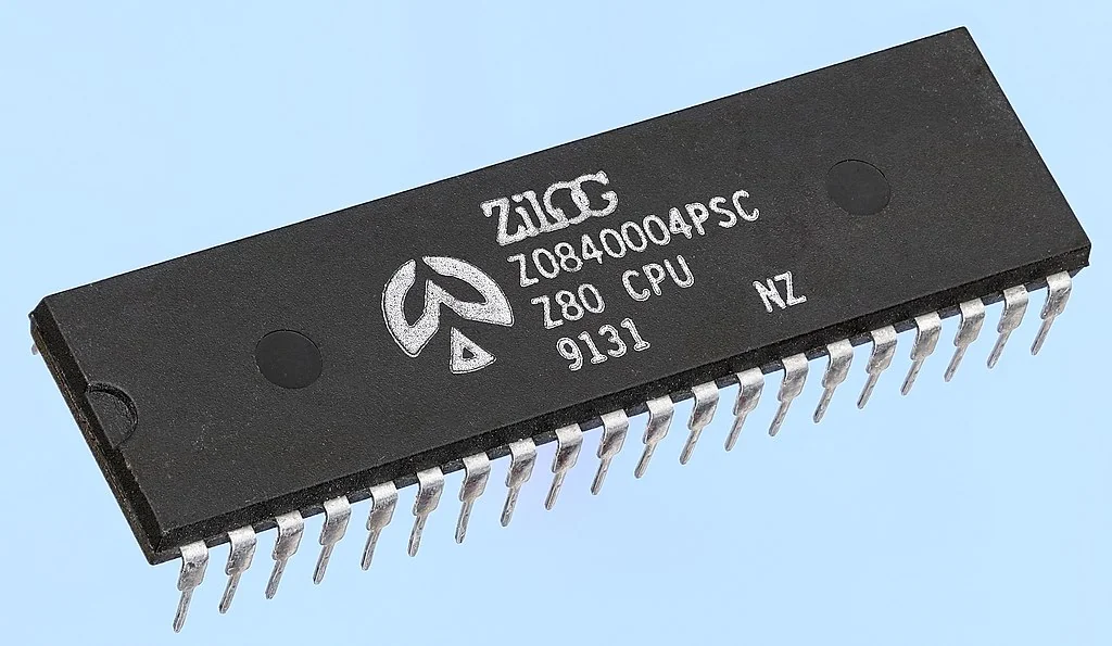 Microprocessor, 8-Bit, 4MHz, NMOS, PDIP40, DIP-40
