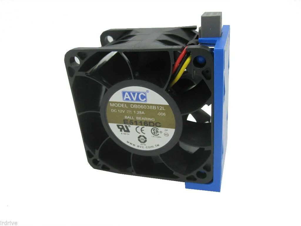 DC Fan Ball Bearing 12V 0.85A 10.2W 8000RPM 53.8CFM 58dB Flange Mount